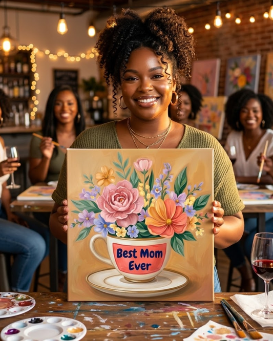 Best Mom Ever Canvas Print